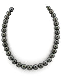 Elegant Tahitian True Round Pearl Necklace – 9.0–11.0mm