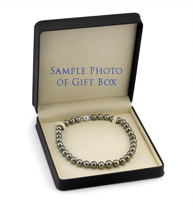 Elegant Tahitian True Round Pearl Necklace – 9.0–11.0mm
