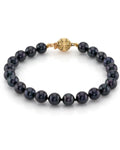 Luxurious Black Japanese Akoya Pearl Bracelet – 11.0–12.0mm