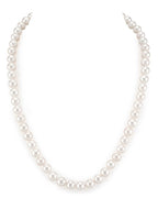 Elegant White Freshwater Pearl Necklace – 9.0–11.0mm
