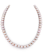 Pink Freshwater Pearl Necklace – 7.0–7.5mm Elegant Pearls