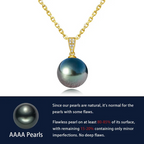 Premium Gold Pearl Pendant – 10–11mm