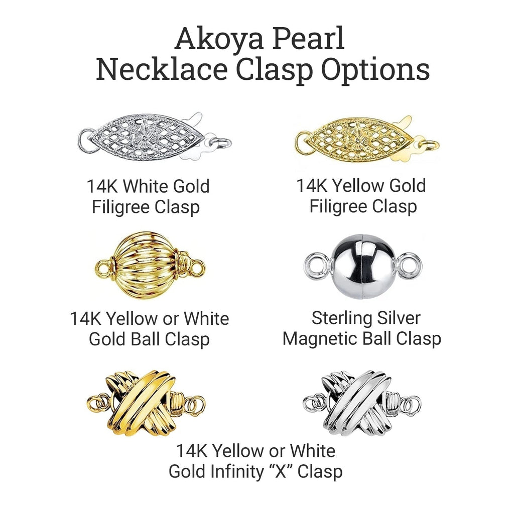 Elegant Japanese Akoya White Pearl Necklace, 9.0–11.0mm