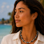 Moana Elegant Baroque Tahitian & Akoya Pearl Necklace – 8–11mm