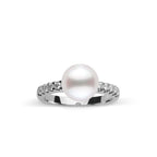 Decade Collection 9.0–10.0 mm White South Sea Pearl & Diamond Ring