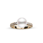 Decade Collection 9.0–10.0 mm White South Sea Pearl & Diamond Ring