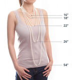 Elegant Silvery-Green Tahitian South Sea Pearl Necklace, 9.0–11.0mm