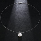 Natural Freshwater Pearl 12.0–13.0mm Large Baroque Button Pendant