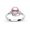 Tiara Collection 6.5–7.0 mm Lavender Freshadama Pearl & Diamond Ring