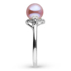 Tiara Collection 6.5–7.0 mm Lavender Freshadama Pearl & Diamond Ring