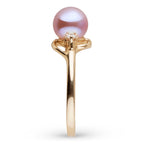 Tiara Collection 6.5–7.0 mm Lavender Freshadama Pearl & Diamond Ring