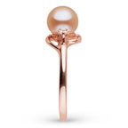 Tiara Collection Pink Freshadama Pearl & Diamond Ring, 6.5–7.0 mm