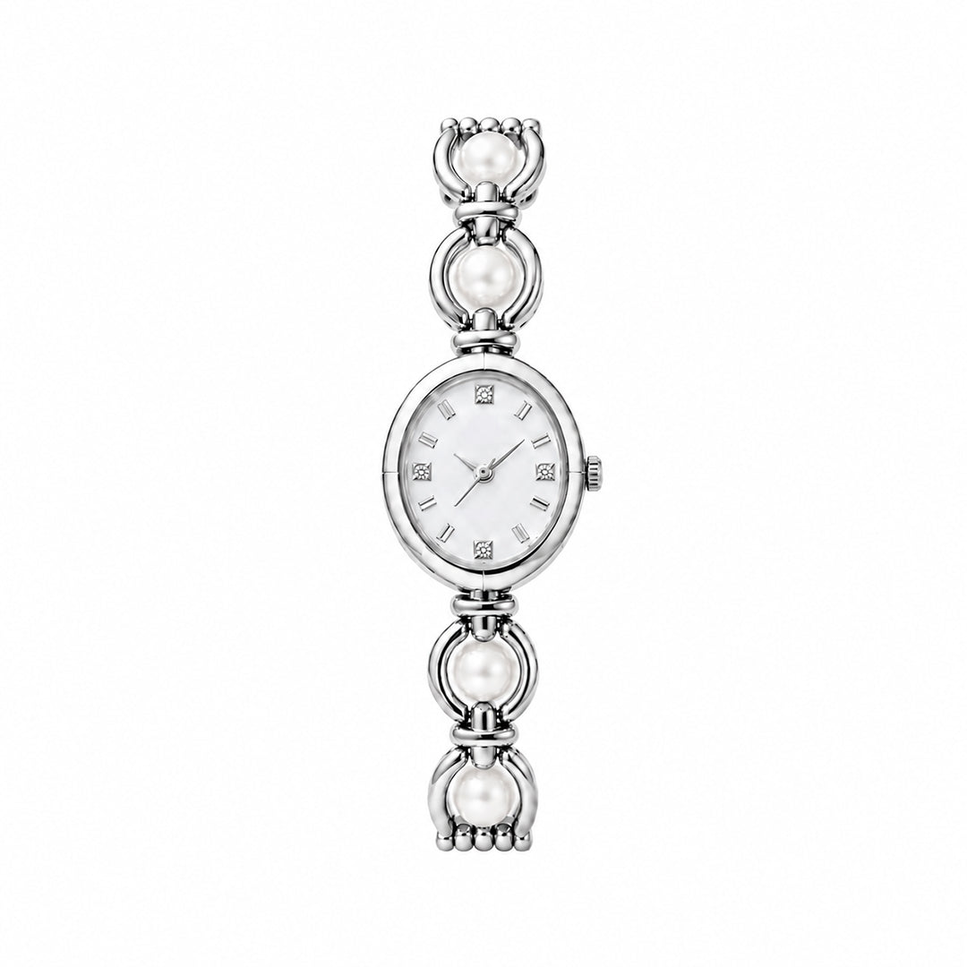 Hina Pearl Silver Watch