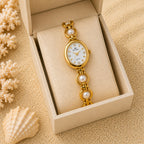 Hina Pearl Gold Watch