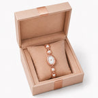 Hina Elegant Rose Pearl Watch