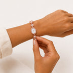 Hina Elegant Rose Pearl Watch