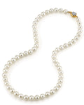 Elegant White Akoya Pearl Necklace – 9.0–11.0 mm