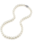Lustrous White Akoya Pearl Necklace – 9.0–11.0mm
