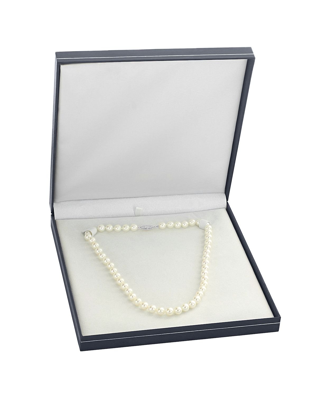 Elegant Japanese Akoya White Pearl Necklace, 9.0–11.0mm