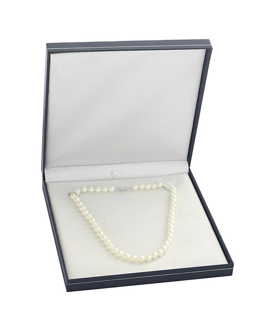 Elegant White Akoya Pearl Jewelry Set, 3-Piece Collection, 7.0–8.0mm