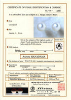 Hanadama Akoya Pearl Stud Earrings – Round 7.0–8.0mm Pearls