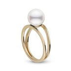 Bridge Collection 8.5–9.0 mm Akoya Pearl Ring – Timeless Elegance