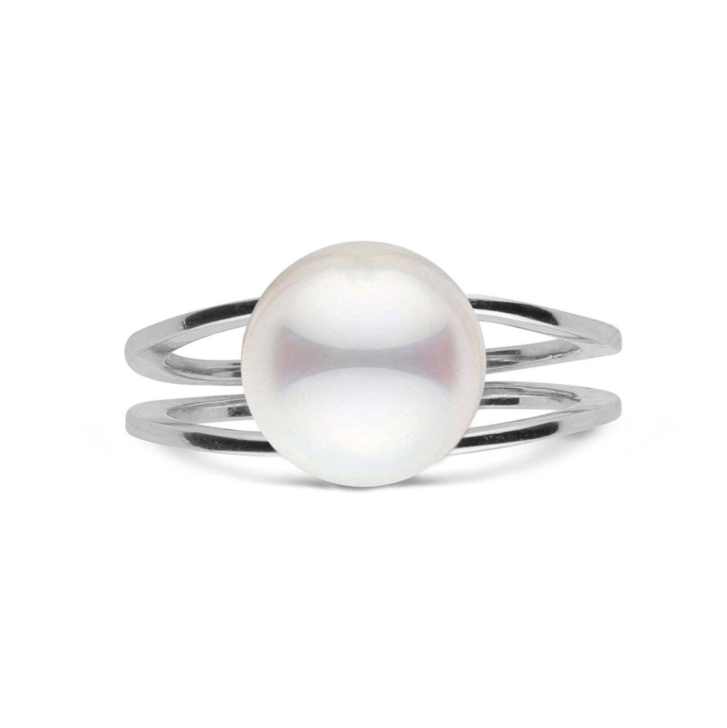 Bridge Collection 8.5–9.0 mm Akoya Pearl Ring – Timeless Elegance
