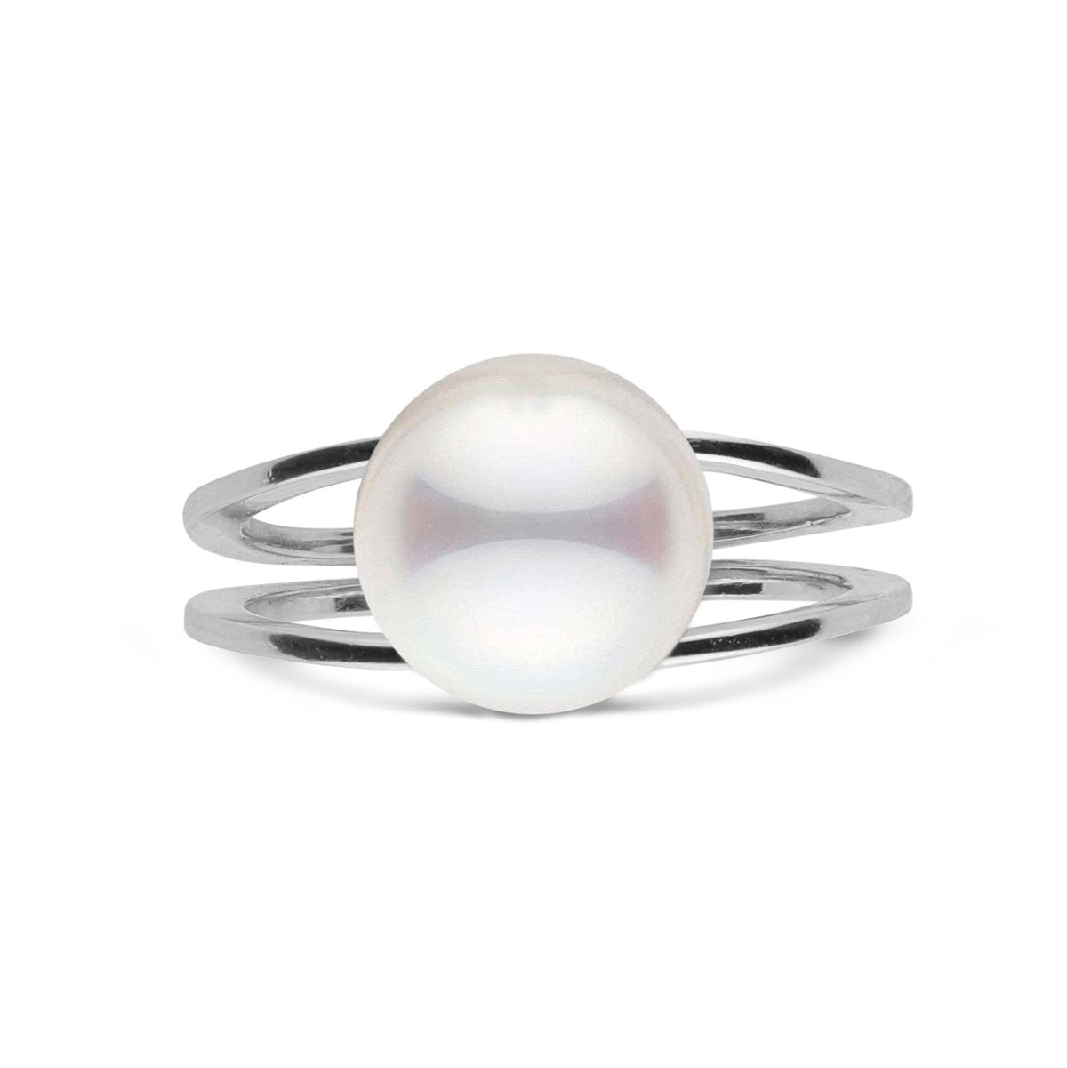 Bridge Collection 8.5–9.0 mm Akoya Pearl Ring – Timeless Elegance