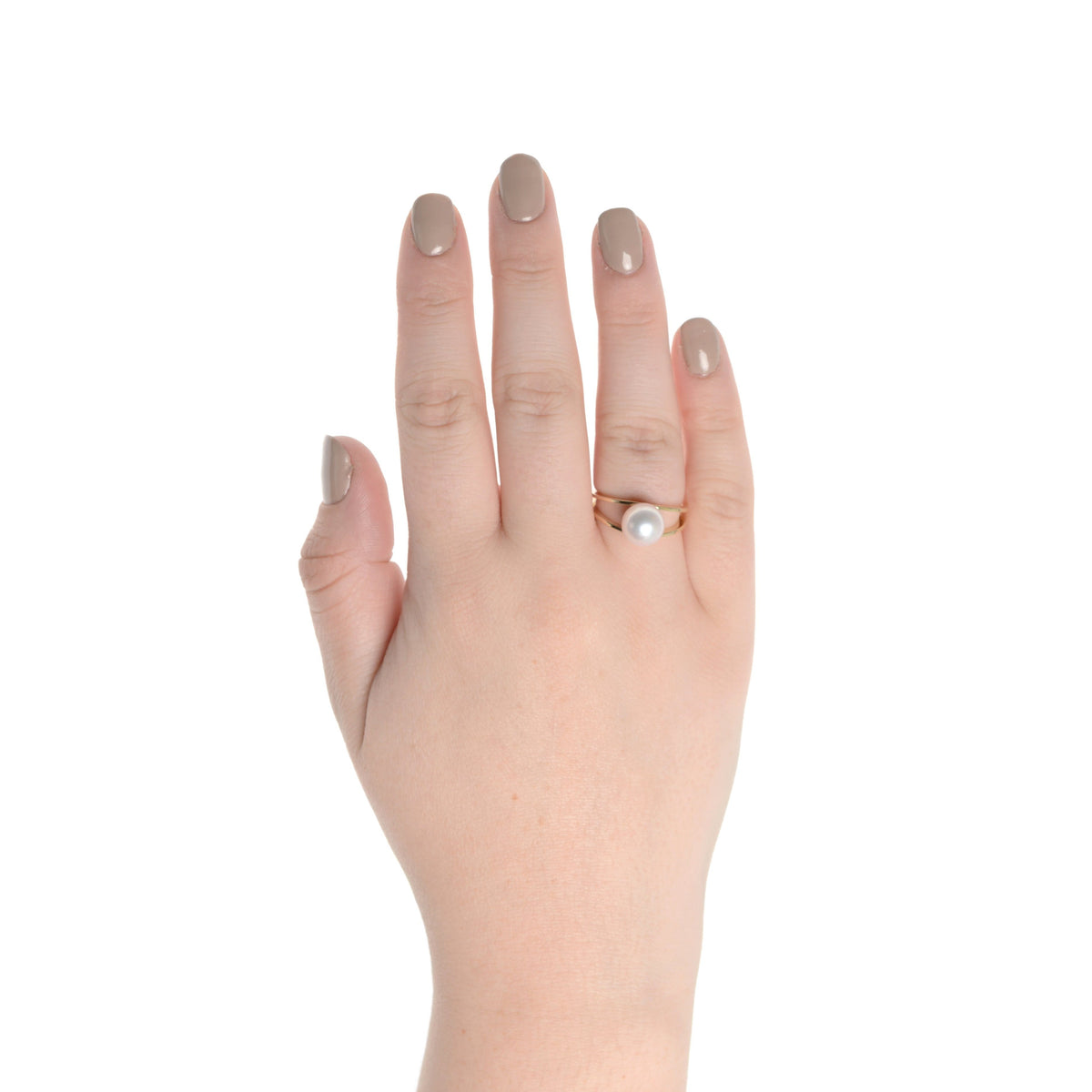 Bridge Collection 8.5–9.0 mm Akoya Pearl Ring – Timeless Elegance