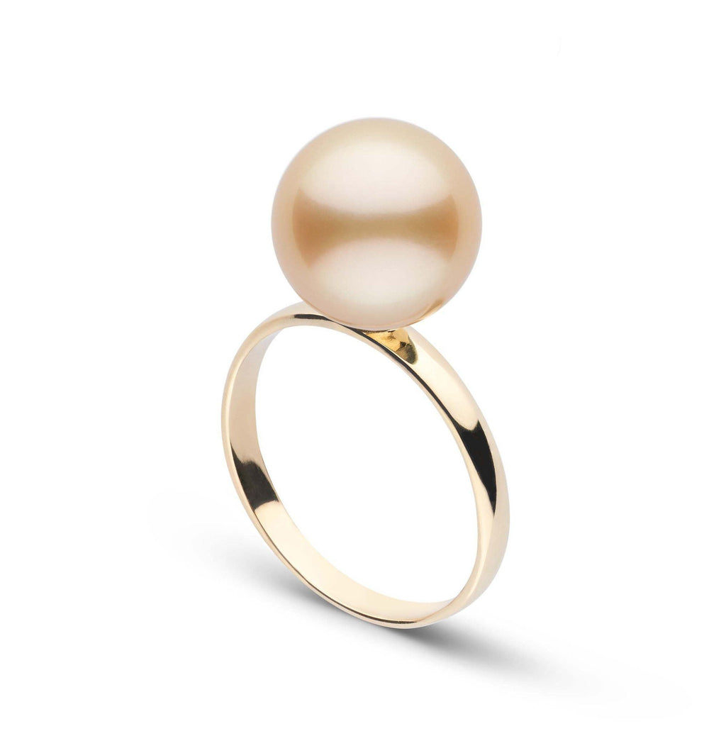 Classic Collection 10.0–11.0 mm Golden South Sea Pearl Ring
