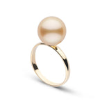 Classic Collection 10.0–11.0 mm Golden South Sea Pearl Ring