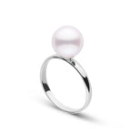 Classic Collection 8.0–8.5 mm Akoya Pearl Ring – Timeless Elegance