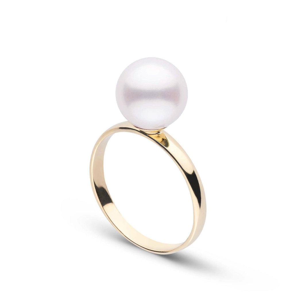 Classic Collection 8.0–8.5 mm Akoya Pearl Ring – Timeless Elegance