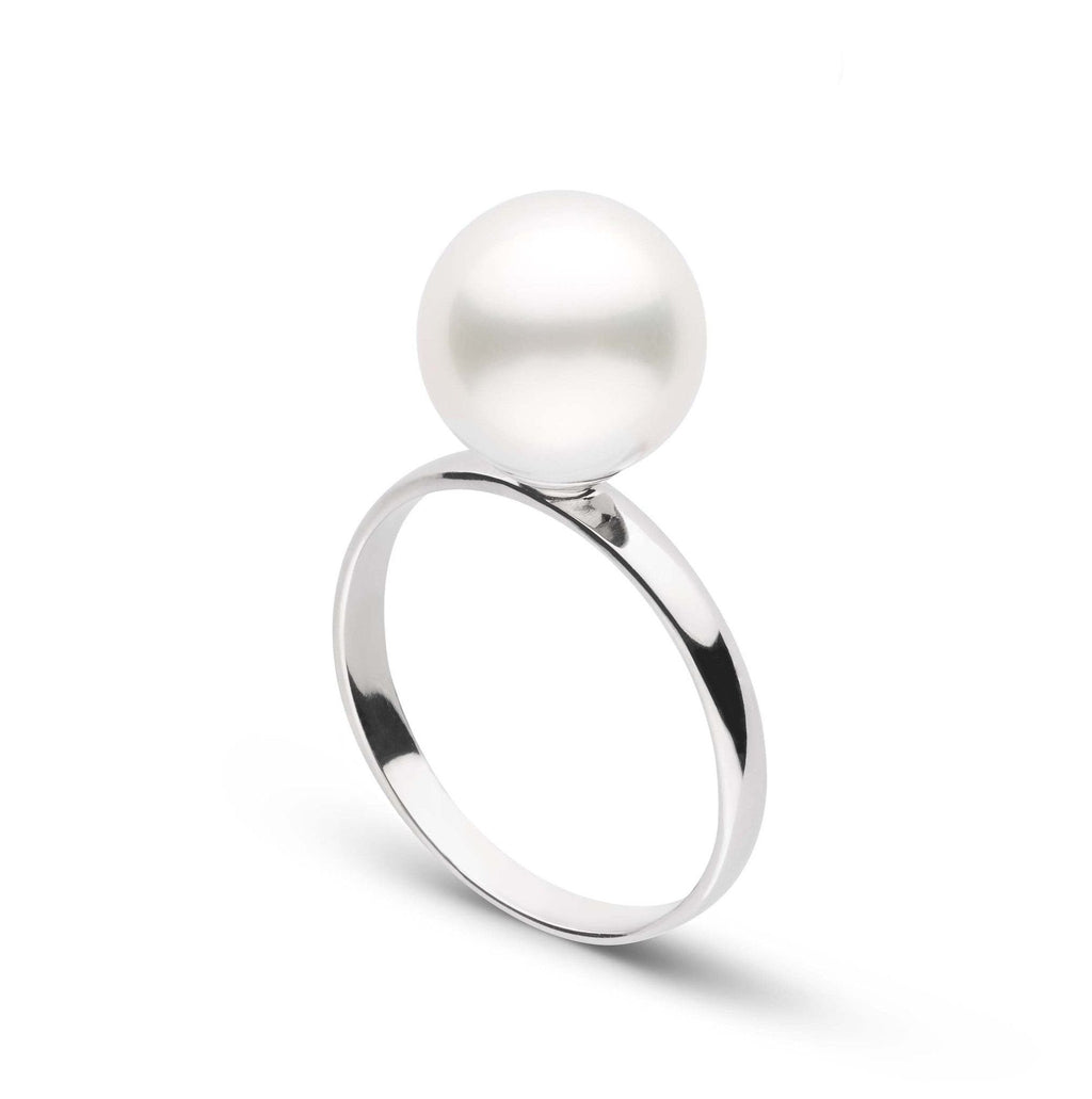 Classic Collection 9.0–10.0 mm White South Sea Pearl Ring – Timeless Elegance