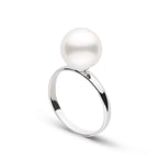 Classic Collection 9.0–10.0 mm White South Sea Pearl Ring – Timeless Elegance