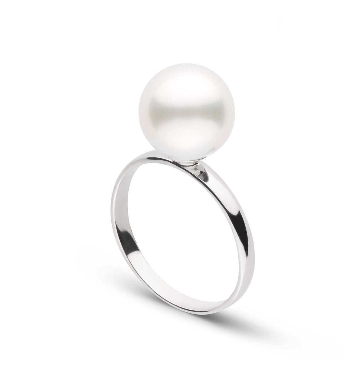 Classic Collection 9.0–10.0 mm White South Sea Pearl Ring – Timeless Elegance
