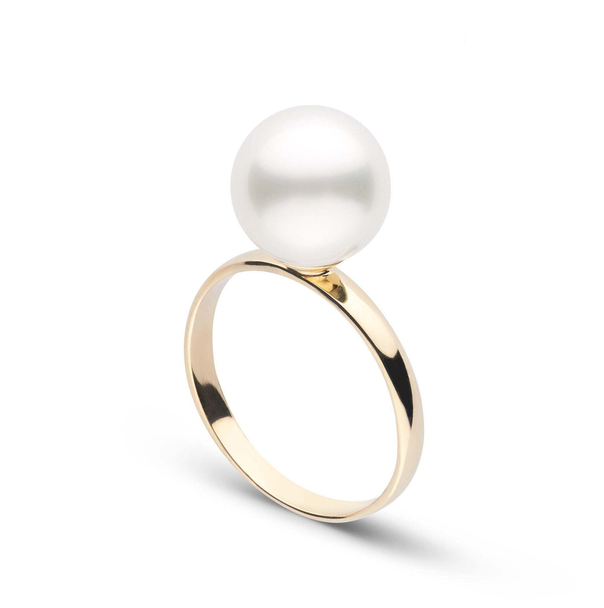 Classic Collection 9.0–10.0 mm White South Sea Pearl Ring – Timeless Elegance