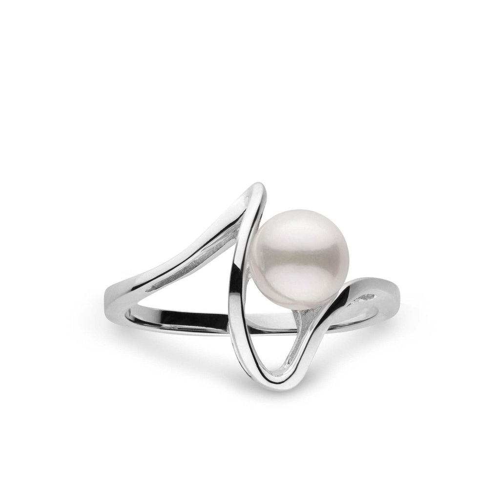 Cordon Collection 6.0–6.5 mm Akoya Pearl Ring – Timeless Elegance and Sophistication