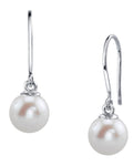 Elegant 7.0–8.0mm Freshwater Pearl Linda Dangle Earrings