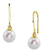 Elegant 7.0–8.0mm Freshwater Pearl Linda Dangle Earrings