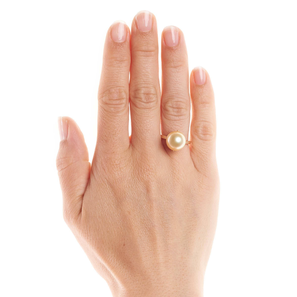Oracle Collection Golden South Sea Pearl Ring – 11.0–12.0 mm