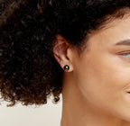 Elegant 7.0–8.0mm Tahitian Pearl Earrings