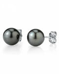 Elegant 7.0–8.0mm Tahitian Pearl Earrings