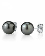Elegant 7.0–8.0mm Tahitian Pearl Earrings