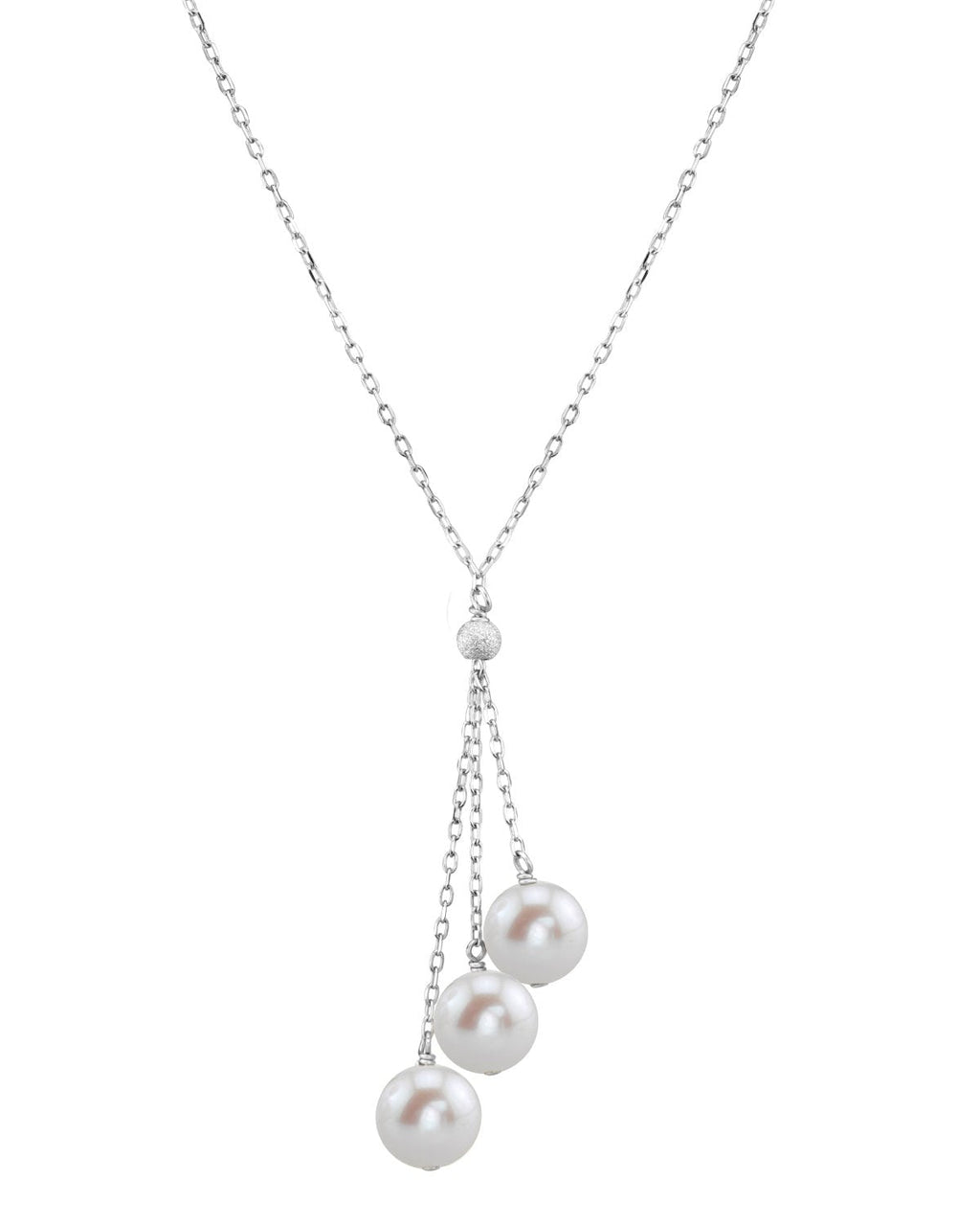 Elegant Gold Freshwater Pearl & Tincup Jasper Pendant, 9.0–11.0mm